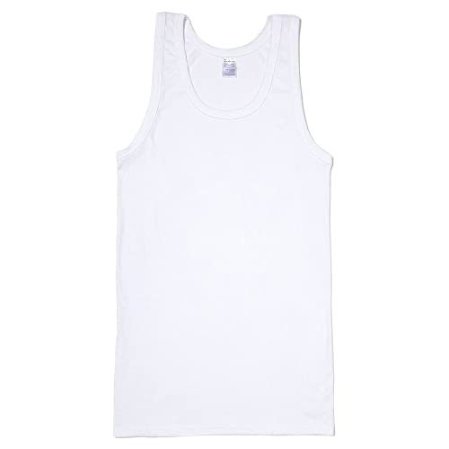 ABANDERADO Camiseta De Tirantes Sport, Blanco XL