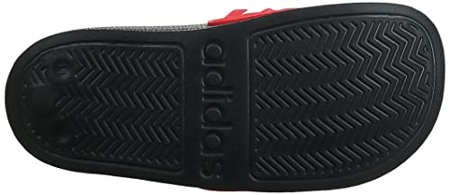 adidas Adilette Shower, Slide Sandal, Core Black/Cloud White/Vivid Red, 31 EU
