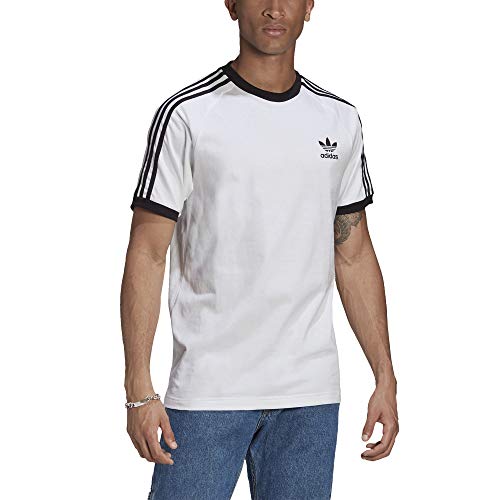 Adidas Camiseta modelo 3-STRIPES TEE, color Blanco, talla M