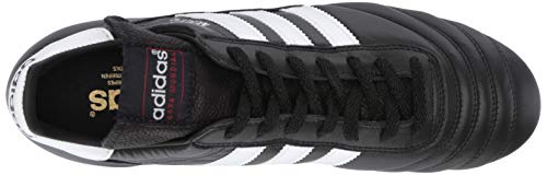 adidas Copa Mundial - Zapatillas de deporte de cuero para hombre, color negro/blanco, talla 42