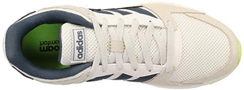 adidas CRAZYCHAOS, Zapatillas de Running Hombre, Chalk White/Grey Six/Legacy Blue, 44 EU