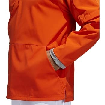 adidas Fielder's Choice 2.0 Convertible Cage Long Sleeve Jacket- Men's Baseball M Collegiate Orange/Core Heather