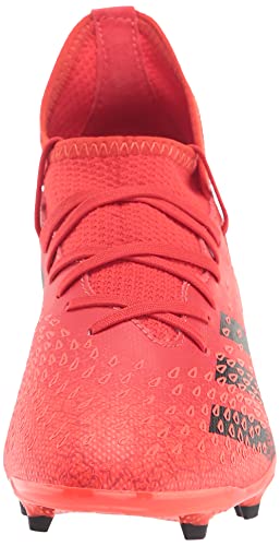 adidas Firm Ground Predator Freak .3 Soccer Shoe (boys) Red/Black/Solar Red 5.5 Big Kid