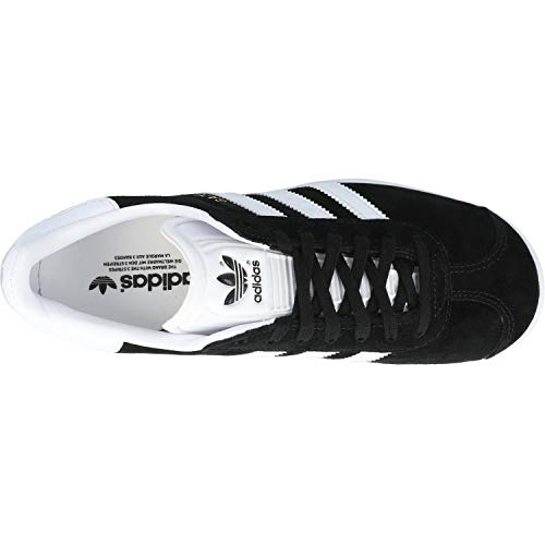 adidas Gazelle, Zapatillas de Deporte Unisex Adulto, Negro Black, 40 2/3 EU