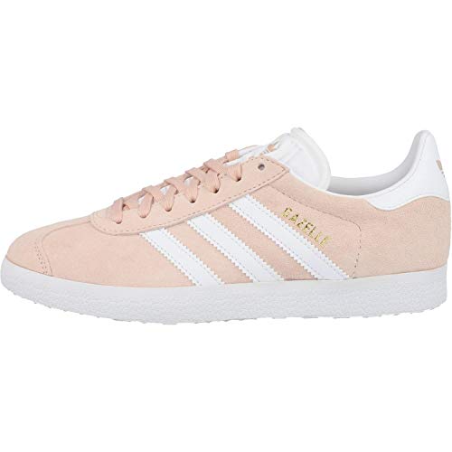 adidas Gazelle, Zapatillas de Deporte Unisex Adulto, Vapour Pink/White/Gold Metalic, 38 2/3 EU