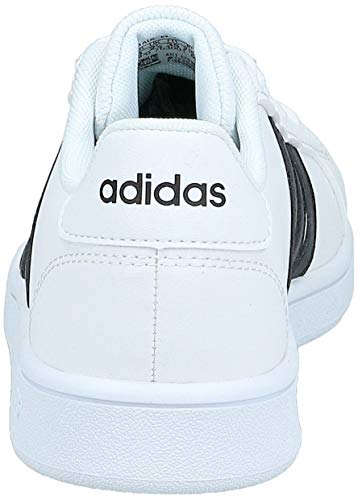 Adidas Grand Court K, Zapatillas, Blanco Negro Blanco, 37 1/3 EU