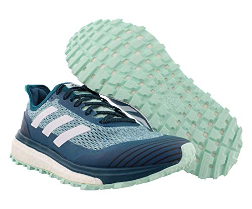adidas Outdoor Women Response Trail W Running Shoe, Teal/White, 9 B(M) US