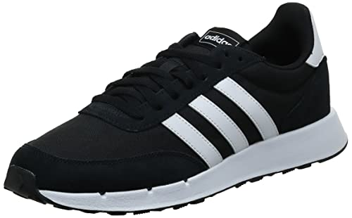 adidas Run 60S 2.0, Running Shoe Hombre, Core Black/Cloud White/Core Black, 44 EU