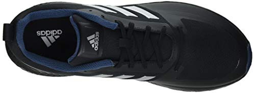 adidas Runfalcon 2.0 TR, Road Running Shoe Hombre, Core Black/Silver Metallic/Crew Navy, 43 1/3 EU
