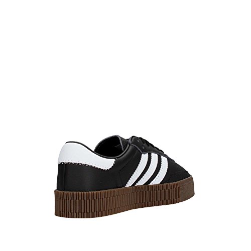 Adidas Sambarose, Zapatillas Clasicas Mujer, Negro (Core Black/Cloud White/Gum5), 38 EU