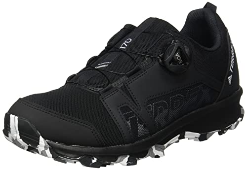 adidas Terrex Agravic Boa, Trail Running Shoe, Core Black/Cloud White/Grey, 31 EU