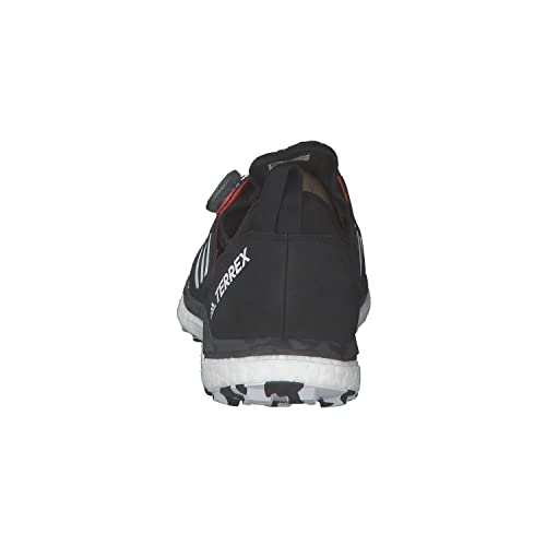 adidas Terrex Agravic Boa, Zapatillas de Trail Running Hombre, NEGBÁS/Balcri/Rojsol, 46 2/3 EU