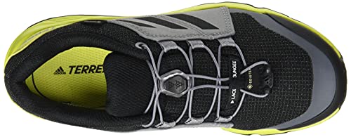 adidas Terrex GTX K, Zapatillas para Carreras de montaña, Cblack/Grethr/Aciyel, 35.5 EU