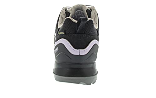 adidas Terrex Swift R2 GTX, Trail Running Shoe Mujer, Core Black/Solid Grey/Purple Tint, 38 EU