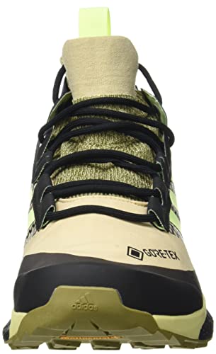 adidas Zapatilla Terrex Free Hiker GTX, Botas de Senderismo Hombre, SAVANN/HIREYE/CBLACK, 46 EU