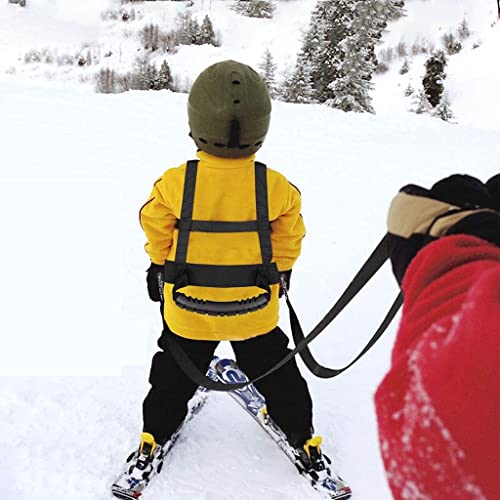Amagogo 2X Arnés de Esquí para Niños con Correa de Esquí Larga, Pinza en La Espalda Y Clip de Cuña Super Ski: Ayuda a Los Niños a Aprender a Esquiar