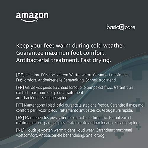 Amazon Basic Care - Plantillas de invierno confort - 3 pares (tamaño: 22-46)