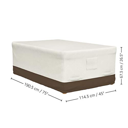 Amazon Basics - Funda protectora para mesa de comedor (190.5 cm)