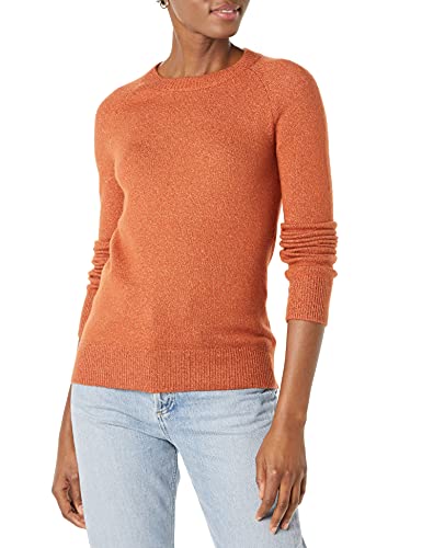 Amazon Essentials Classic-fit Soft-Touch Long-Sleeve Crewneck Sweater Suéter, Caramelo, XL
