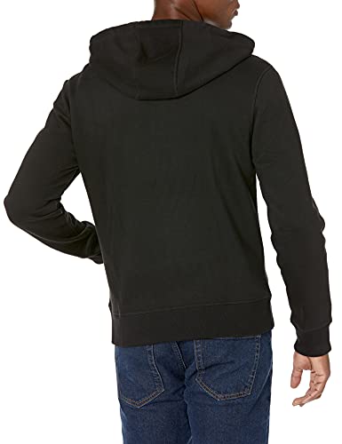 Amazon Essentials Full-Zip Hooded Fleece Sweatshirt Sudadera, Negro (Black), X-Large