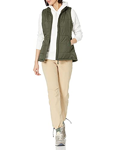Amazon Essentials Heavy-Weight Puffer Vest Down-Outerwear-Vests, Verde Oliva, US M (EU M - L)