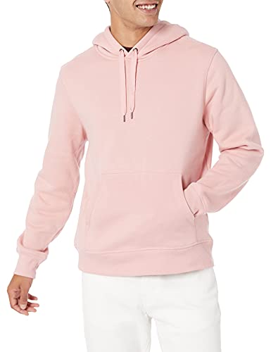 Amazon Essentials Hooded Fleece Sweatshirt Sudadera, Rosa (Pink), Large