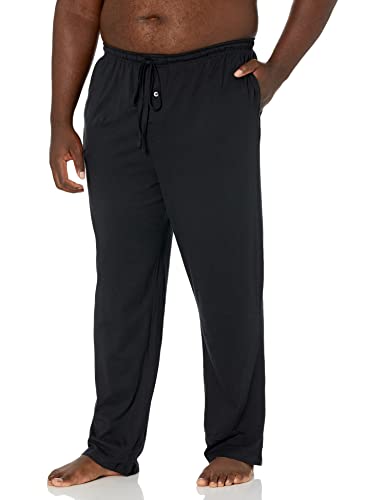 Amazon Essentials Knit Pajama Pant Bottoms, Negro, US XXL (EU XXXL-4XL)