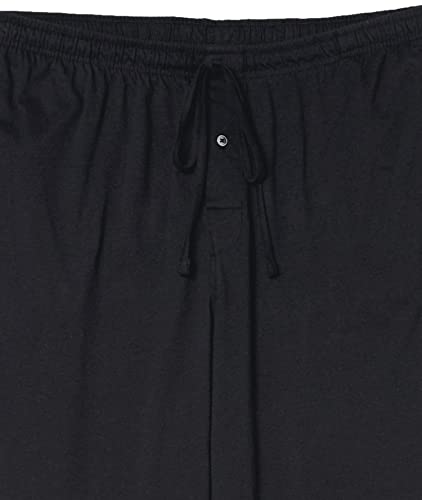 Amazon Essentials Knit Pajama Pant Bottoms, Negro, US XXL (EU XXXL-4XL)