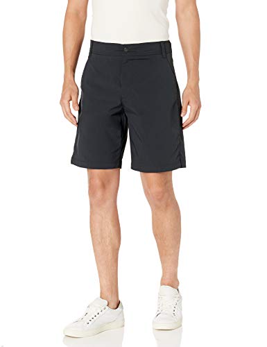 Amazon Essentials Regular-fit Hybrid Tech 9" Short Pantalones Cortos, Negro, 38W