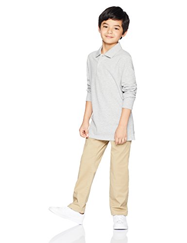 Amazon Essentials Straight Leg Flat Front Uniform Chino Pant Pants, Caqui, 10(S)