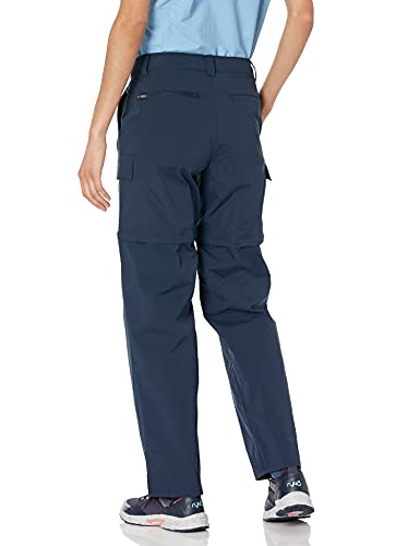 Amazon Essentials Stretch Woven Convertible Zip-Off Outdoor Hiking Pants Pantalones de Senderismo, Azul Marino, 42