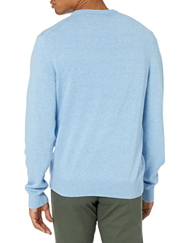 Amazon Essentials V-Neck Sweater Pullover-Sweaters, Celeste Jaspeado, US L (EU L)