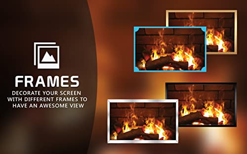 ambiente de chimenea HD gratis: disfrute de las vacaciones de Navidad de invierno a la altura de su altura en su televisor HDR 4K y dispositivos de fuego como fondo de pantalla y tema para mediación y