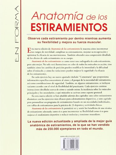 Anatomía De Los Estiramientos - Nueva Edición Ampliada Y Actualizada (En Forma (tutor))