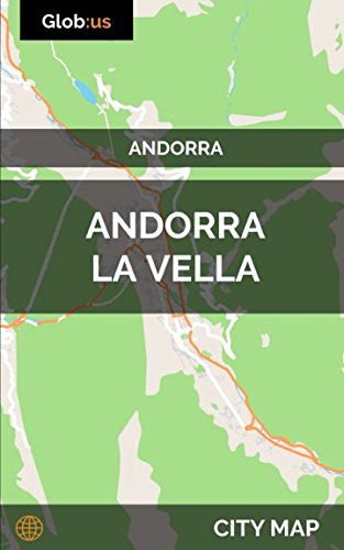 Andorra la vella, Andorra - City Map [Idioma Inglés]