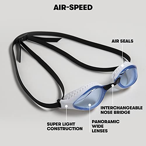 ARENA Airspeed Gafas De Natación, Unisex Adulto, Blue/White, Talla Única