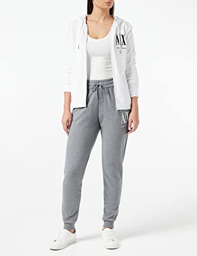 Armani Exchange Icon Project Jogger Pantalones de Deporte, Gris (Bc09 Grey 3930), 42 (Talla del Fabricante: Medium) para Mujer