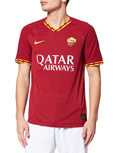AS Roma Camiseta Equipación Casa Match Vapor 2019/2020, Nike Short Sleeve Top, Hombre, Rojo, M