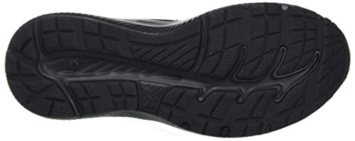 Asics Gel-Contend 7, Road Running Shoe Hombre, Black/Carrier Grey, 43.5 EU
