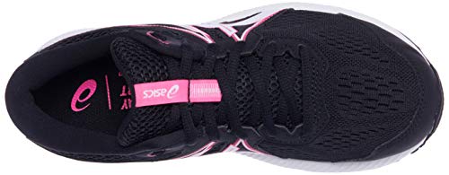 Asics Gel-Contend 7, Road Running Shoe Mujer, Black/Hot Pink, 37.5 EU