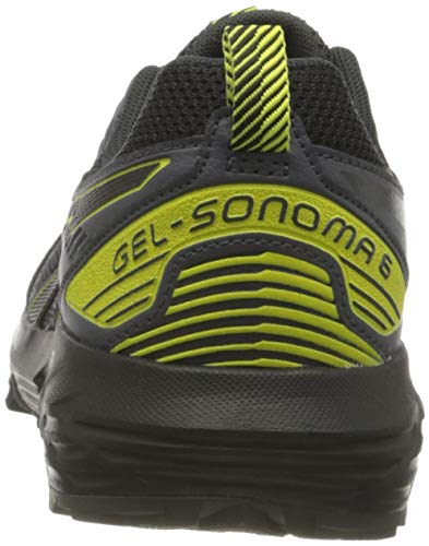 Asics Gel-Sonoma 6, Trail Running Shoe Hombre, Graphite Grey/Sour Yuzu, 43.5 EU