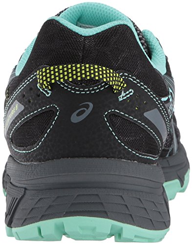 Asics - Gel-Venture 6 - Zapatillas deportivas para mujer, para correr, Negro (Negro/Carbono/Lima Neón), 37.5 EU