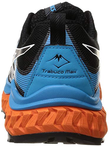 Asics Trabuco MAX, Zapatilla de Trail Running Hombre, Black/Digital Aqua, 43.5 EU