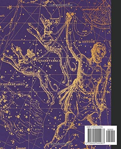 Astrology Composition Notebook: Beautiful Celestial Bootes Zodiac College- Ruled Notebook with Gold Stars Map for Students, Work, Taking Notes & ... pages, soft matte cover (Astrology Notebook)