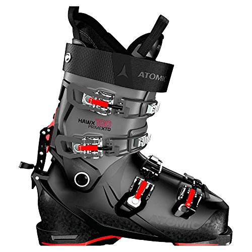 ATOMIC HAWX Prime XTD 100 GW, Botas de esquí Unisex Adulto, Black/Anthracite/Red, 37.5 EU