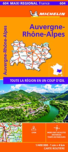 Auvergne-Rhône-Alpes 1:400.000: Map (CARTES, 7643)