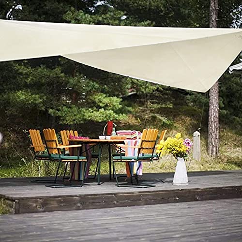 AWNIC Toldos Exterior Terraza Impermeable y UV-Proof Beige 300D Rectángulos 3x4m