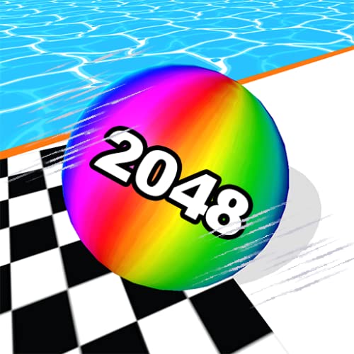 Ball Run 2048 Rolling 3D - Color Ball Roll Match Puzzle Game
