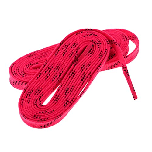 Baoblaze 2 Pedazos de Cordónes de Zapatos de Hockey de Nylón Multiusos para Deportista Multiusos Unisexo Botas - Rosa, 96 Pulgadas