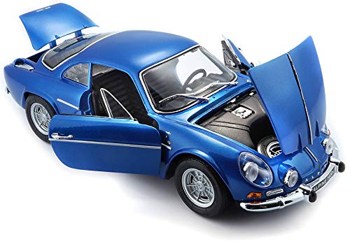 BBURAGO MAISTO FRANCE M31750 - Coche en Miniatura, Alpine Renault 1600 S Stradale 1971, Escala 1:18, Azul